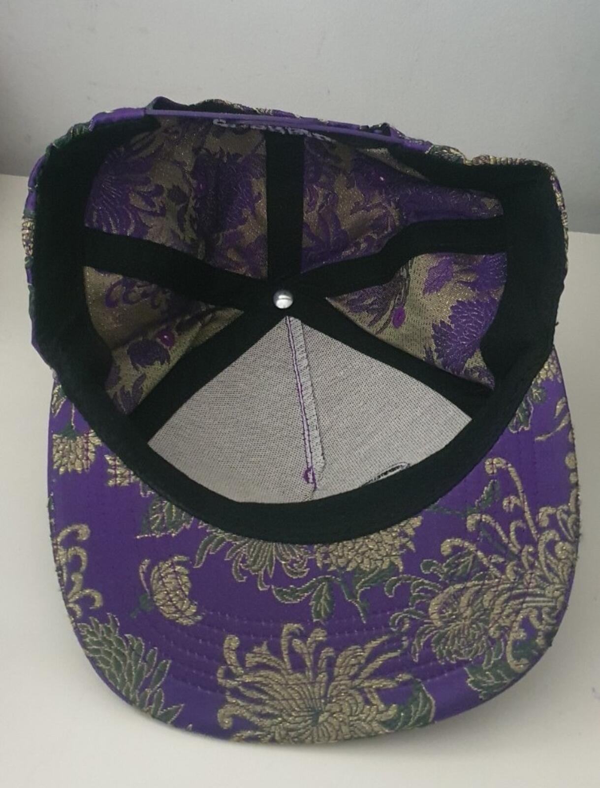 SS17 Supreme Eastern Floral 5-panel Hat Purple