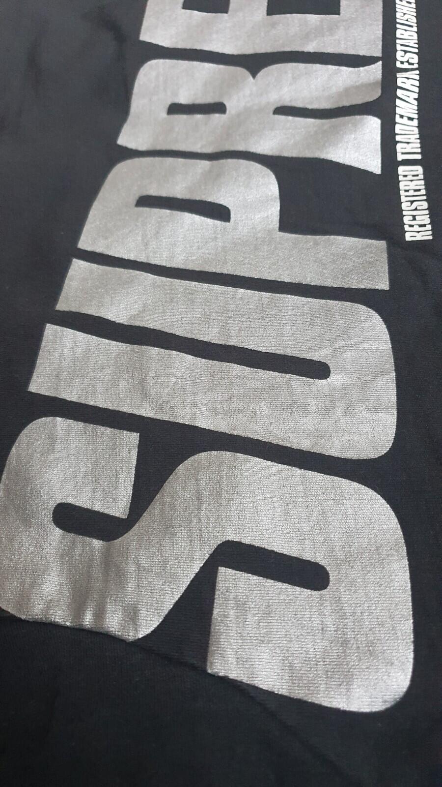 FW20 Supreme Trademark L/S Top Tee Black Size XL
