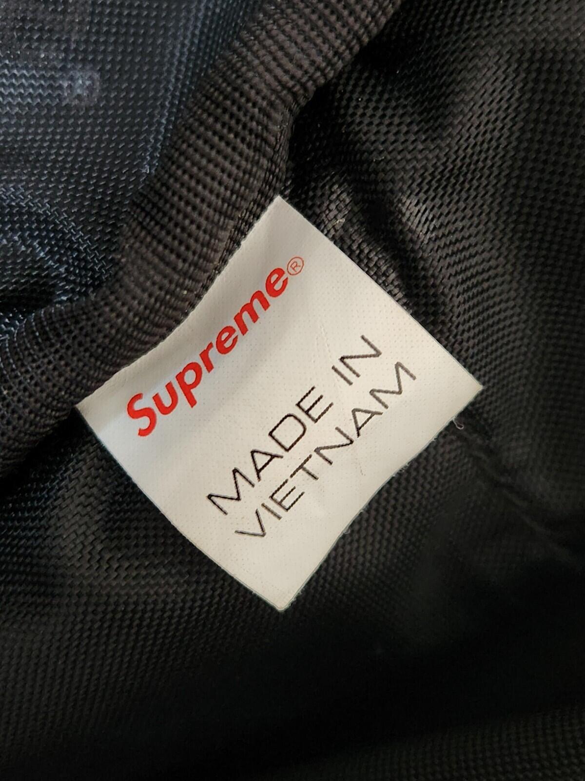 SS20 Supreme Schwarzer Rucksack Cordura Tasche Mesh Rucksack