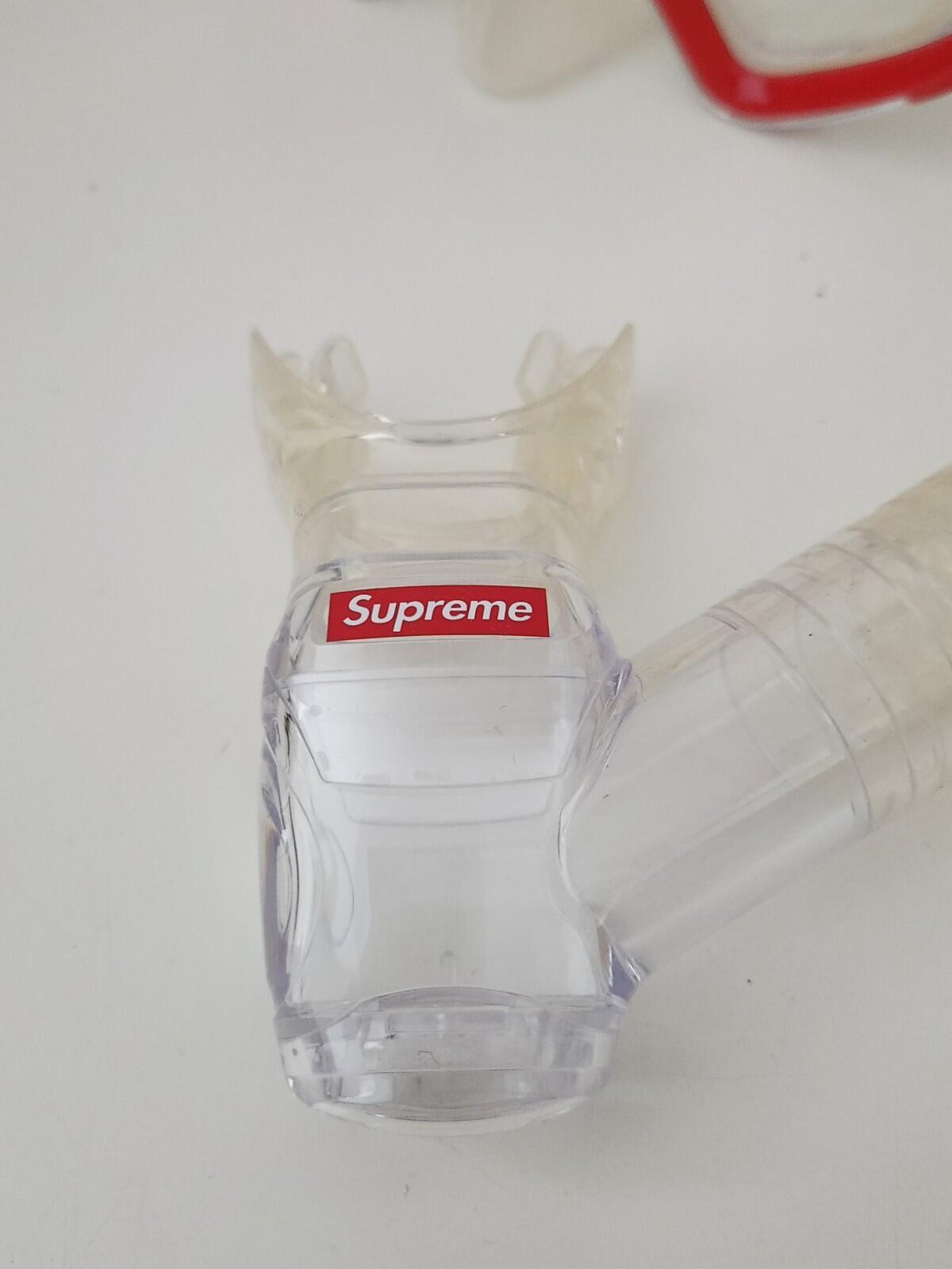 SS19 Supreme x Cressi Schnorchel-Set Hypoallergene Silikonmaske und Schnorchel