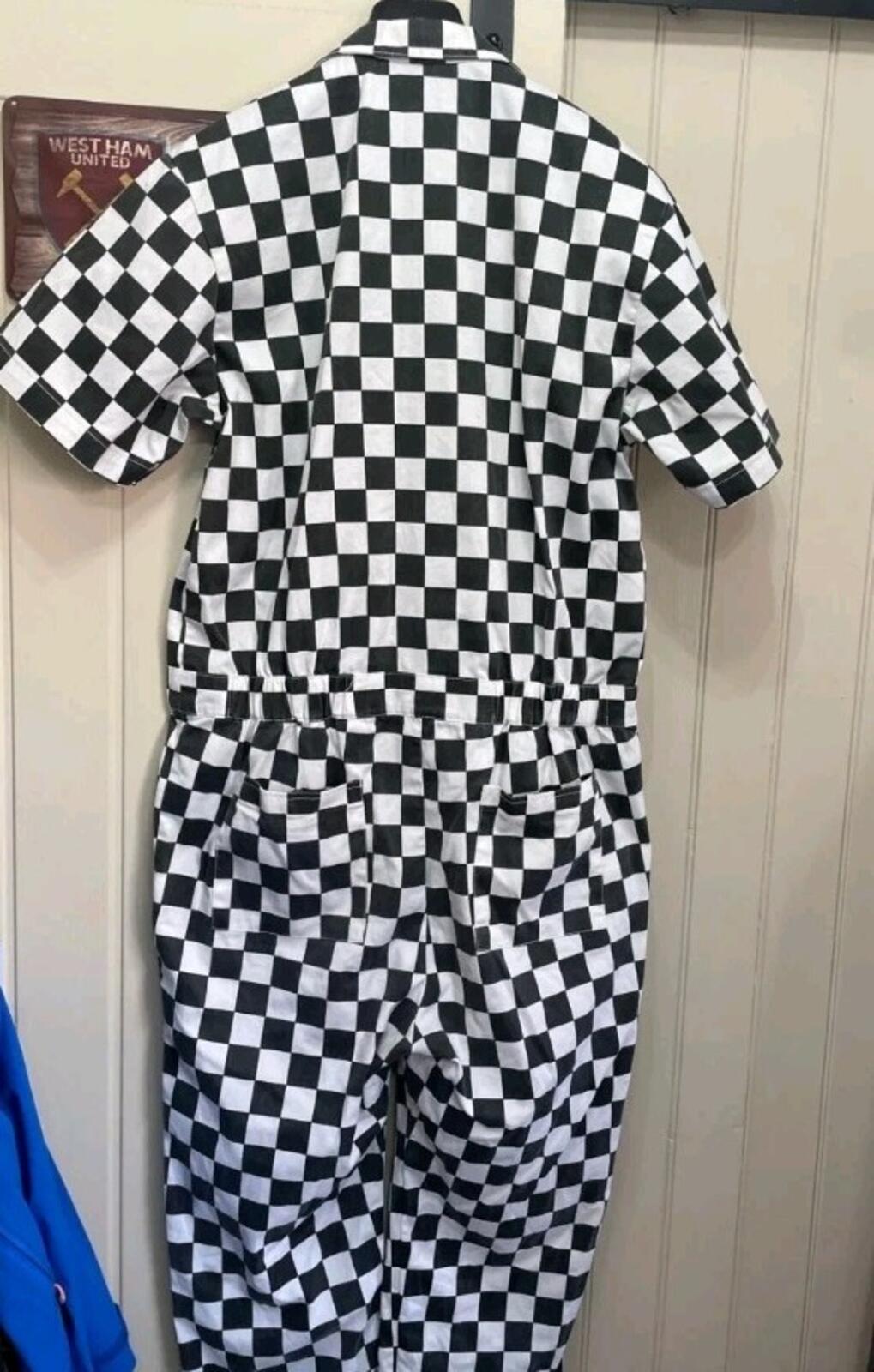 Mono de vuelo Supreme Overalls SS17 a cuadros Talla M