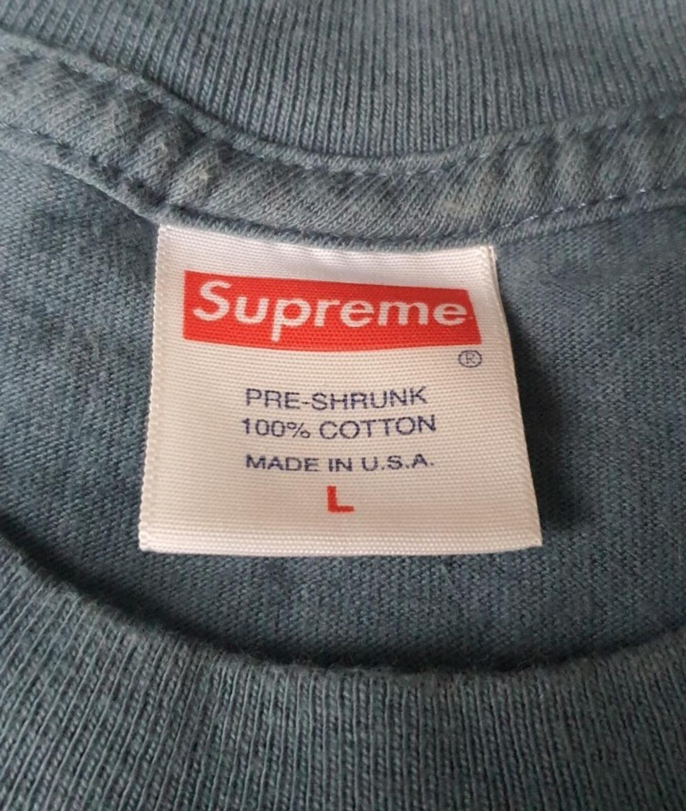 FW19 Supreme Bridge Tee Slate Size L Sane Smith