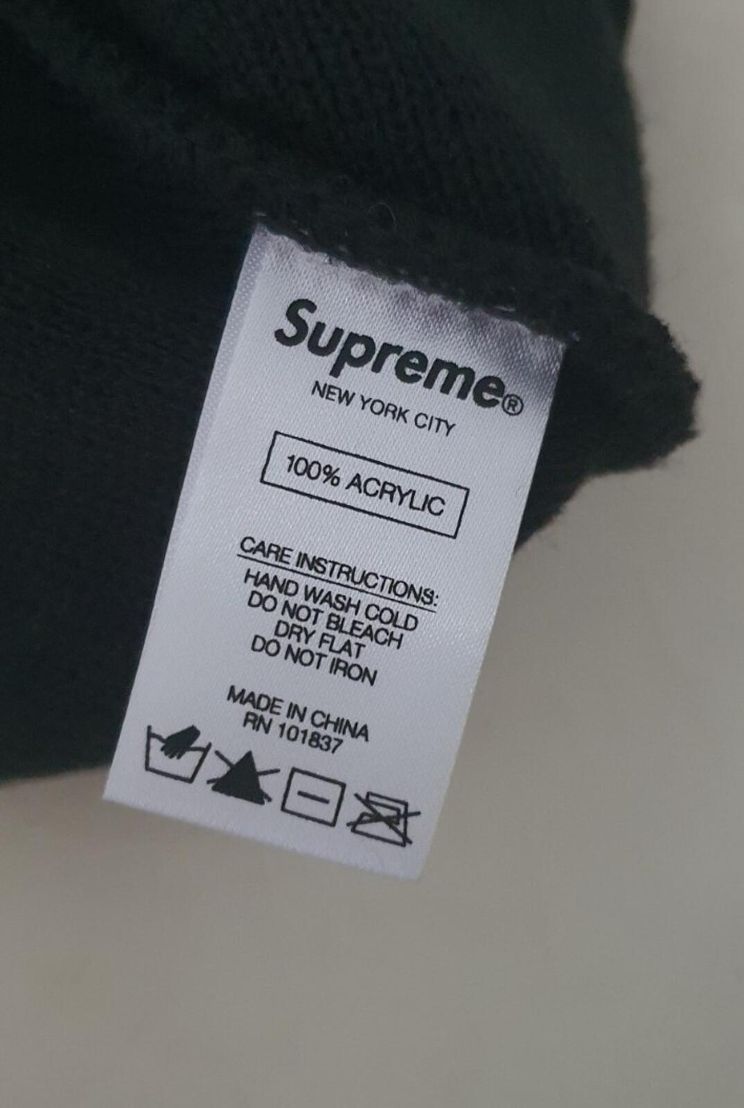 SS18 Supreme Hellraiser Beanie Black