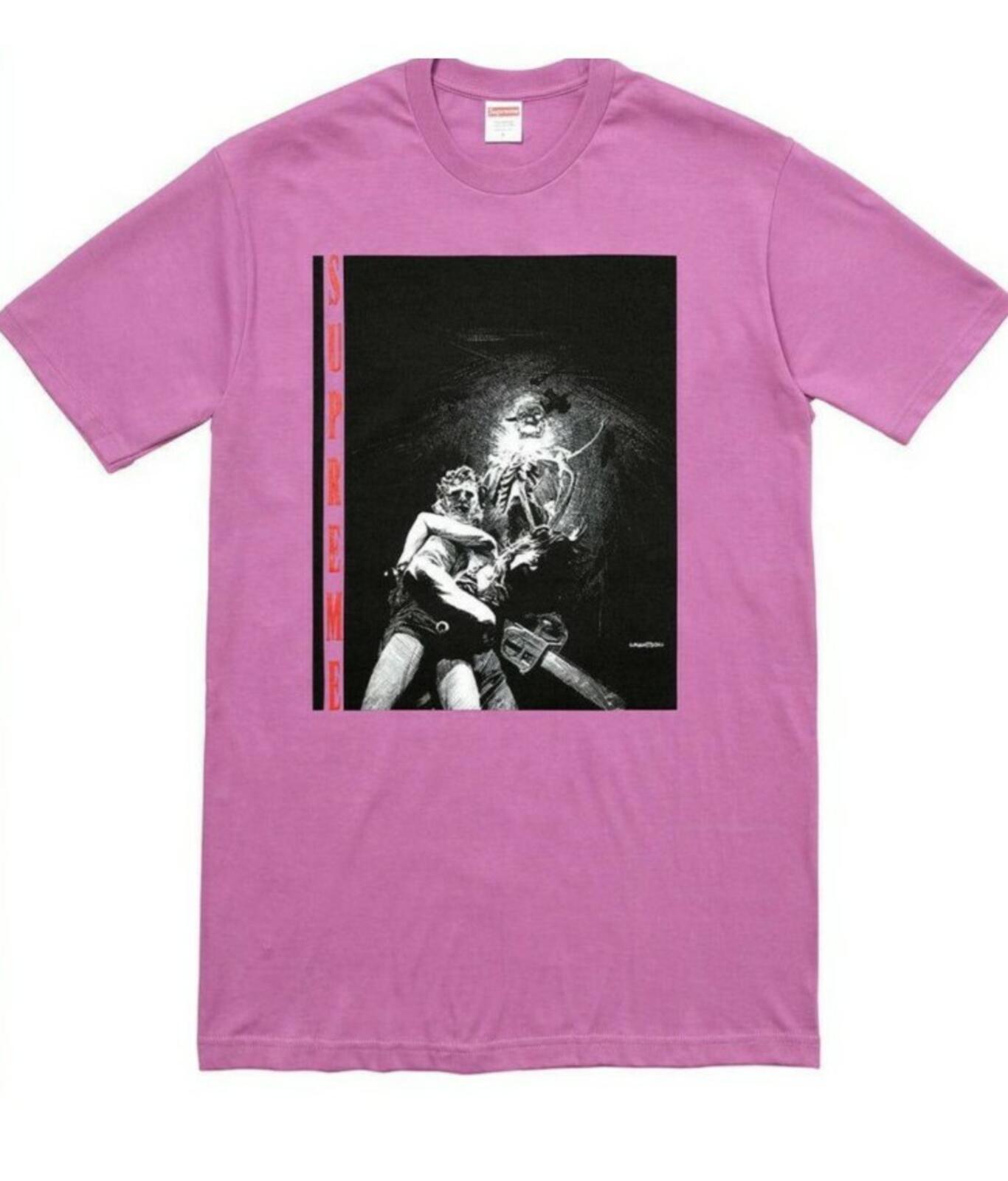 FW17 Supreme Chainsaw (Horror) Hellviolett T-Shirt M Medium
