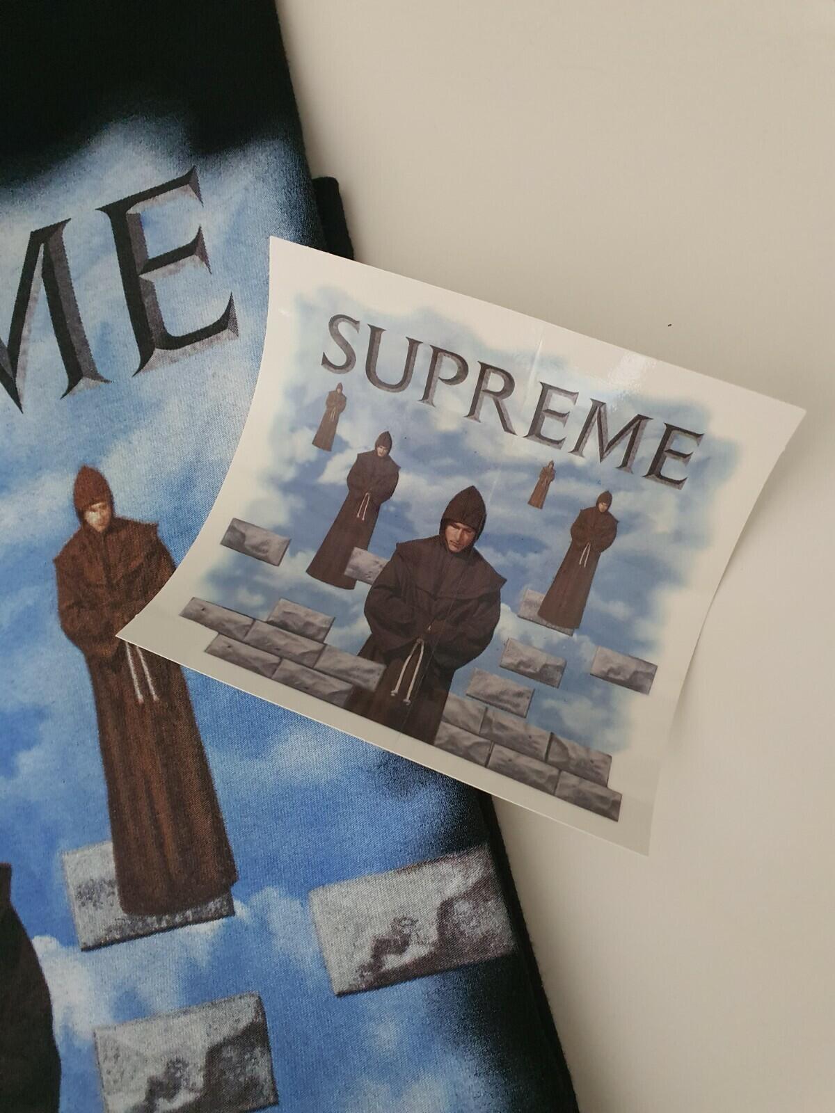 FW19 Supreme Levitation Black Tee Negro Talla L