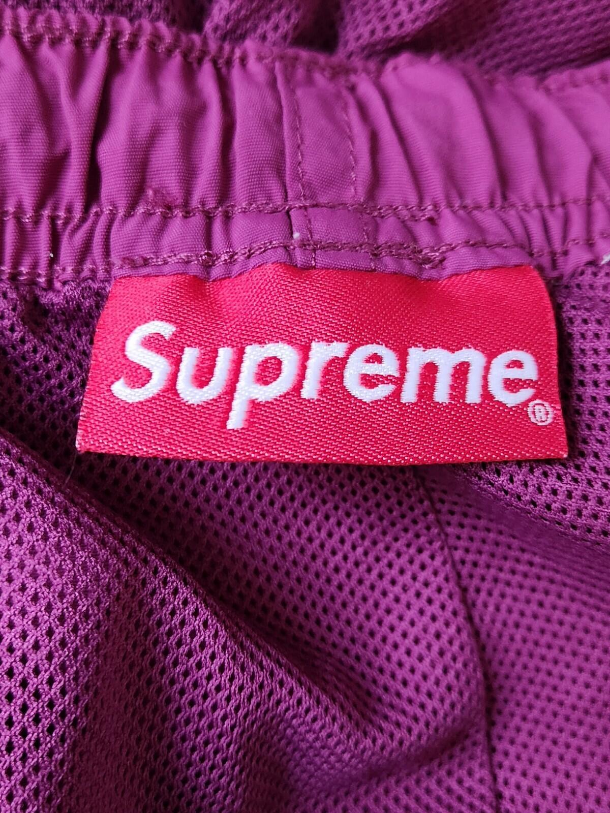 FW17 Supreme Arc Track Pant Magenta Größe L Wasserabweisend