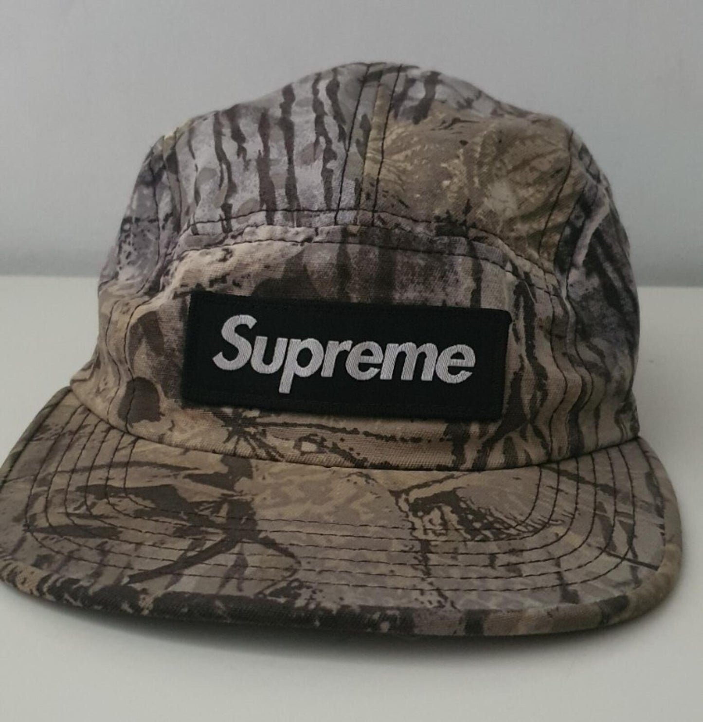 FW11 Supreme Realtree camp cap vintage hat from 2011 Red box logo Very Rare