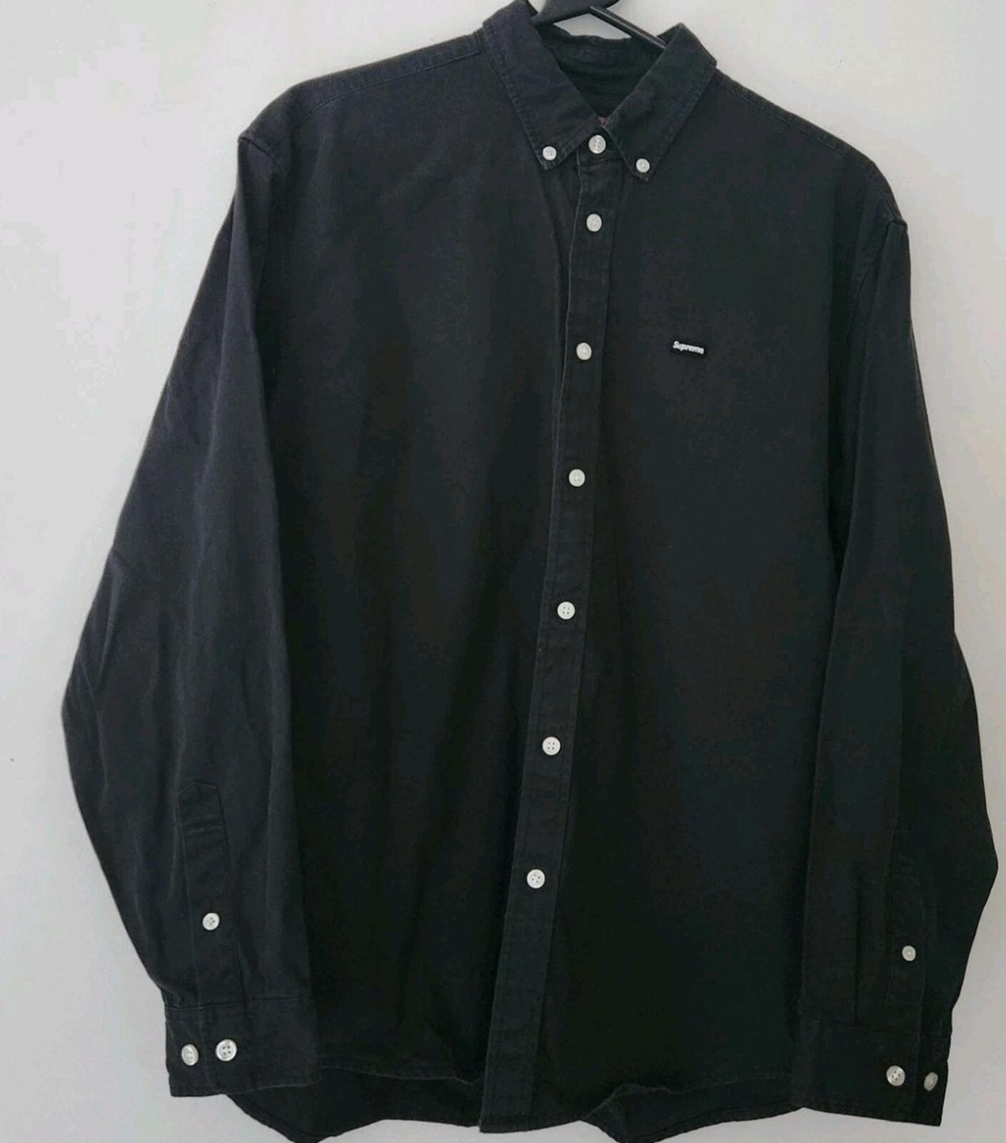 FW21 Supreme Small Box Black Shirt Black Size M