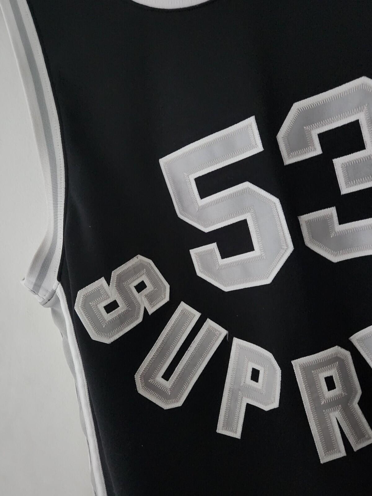 FW15 Supreme Gauchos Basketball Jersey Top Black Size L