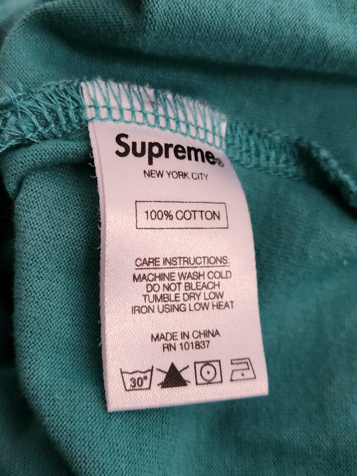 SS17 Department L/S Tee Long Sleeve Top tee size M Medium T-shirt Teal