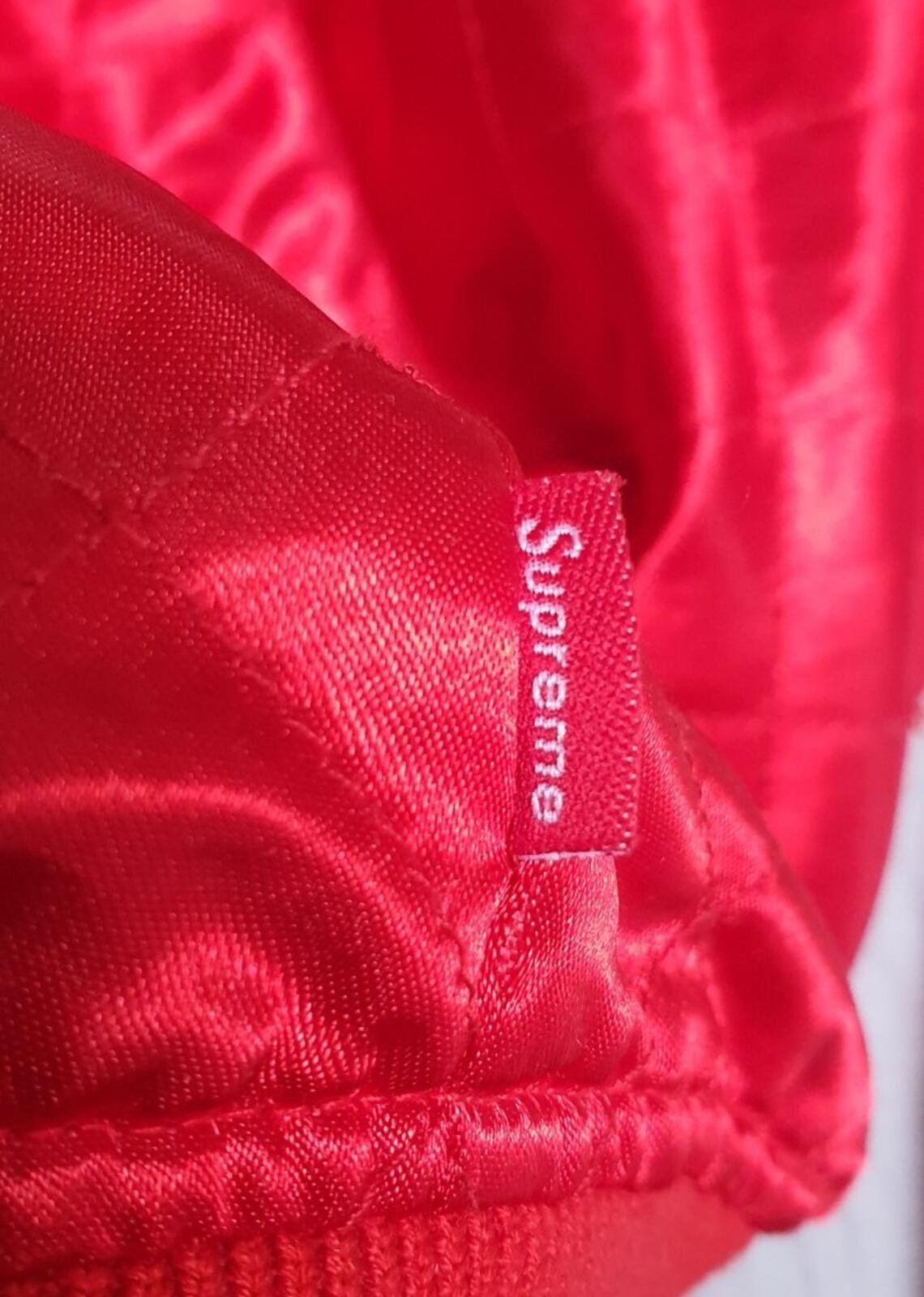 SS15 Supreme Emperor reversible bomber red satin jacket M medium dragon Chinese