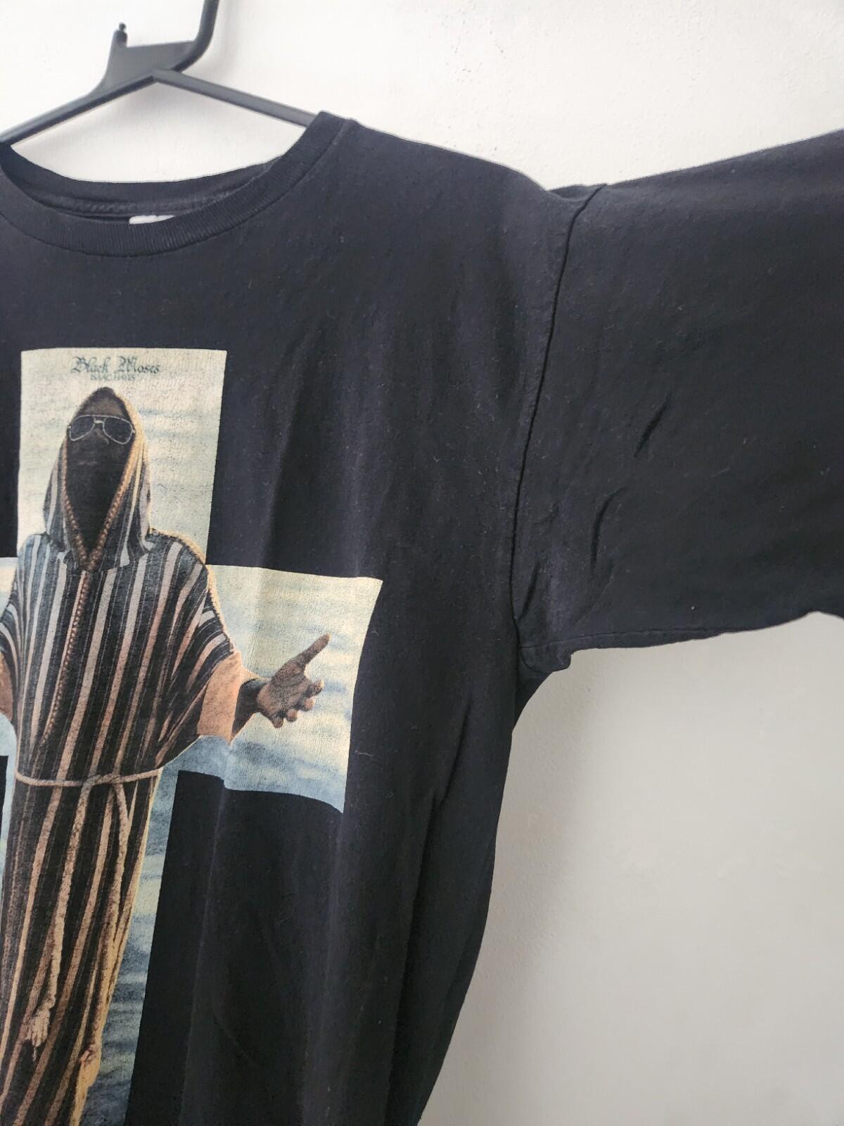 FW12 Supreme x Stax Isaac Hayes Black Moses Tee M Medium T-shirt Vintage 2012