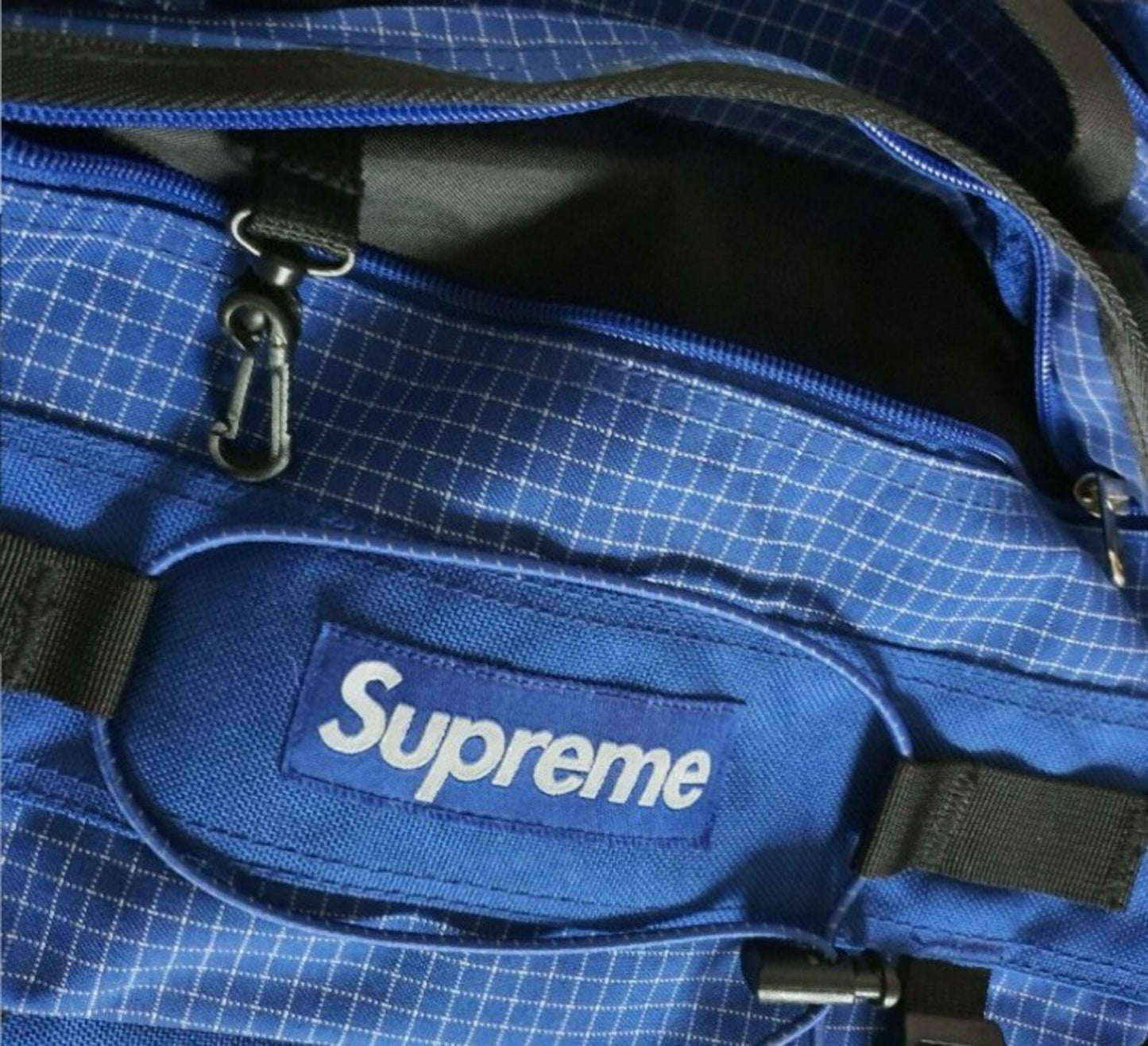 FW09 Supreme mountain bag duffle waist shoulder messenger belt vintage 2009 Blue