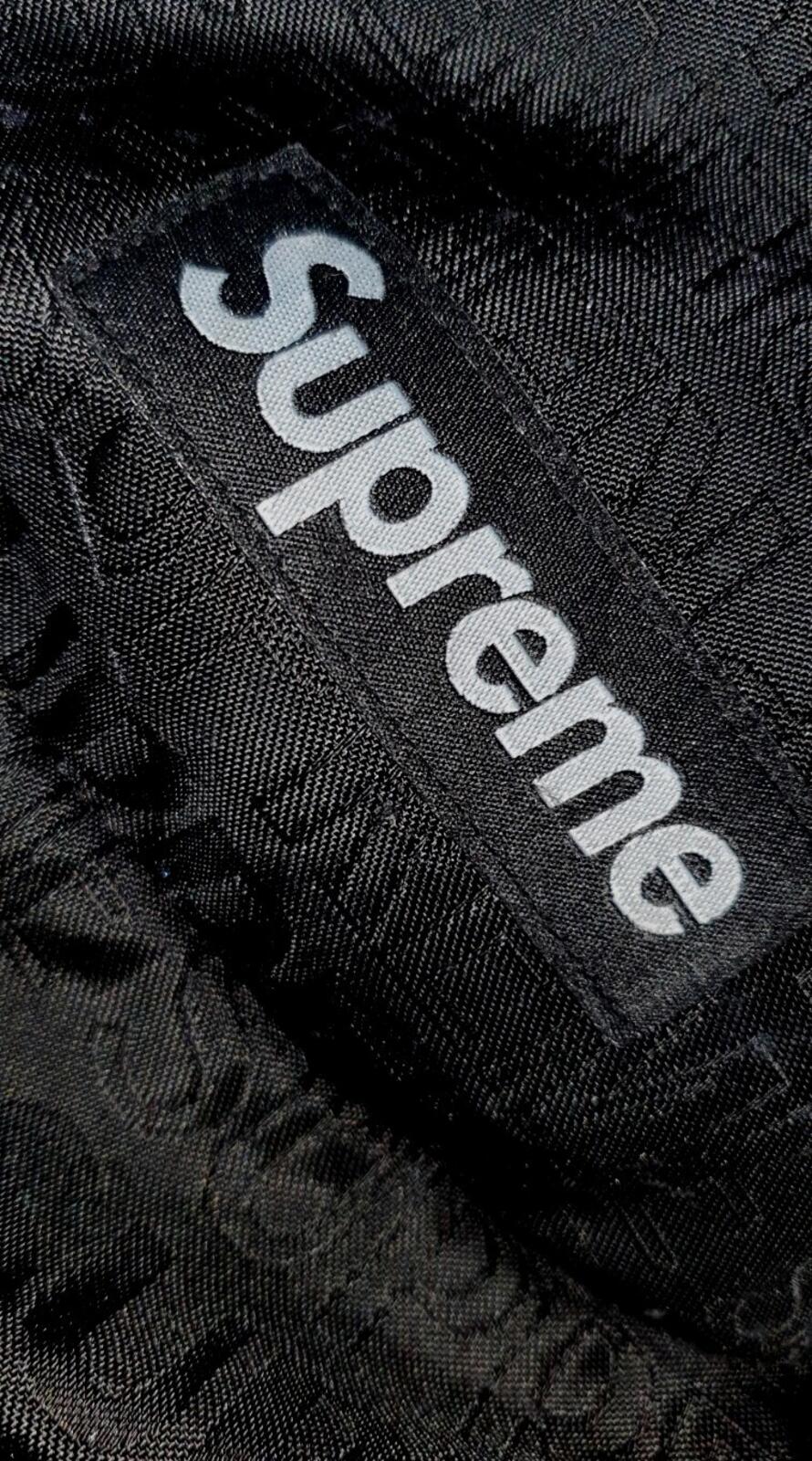 SS19 Supreme Black Backpack Cordura Fabric Box-Logo Rucksack Tasche