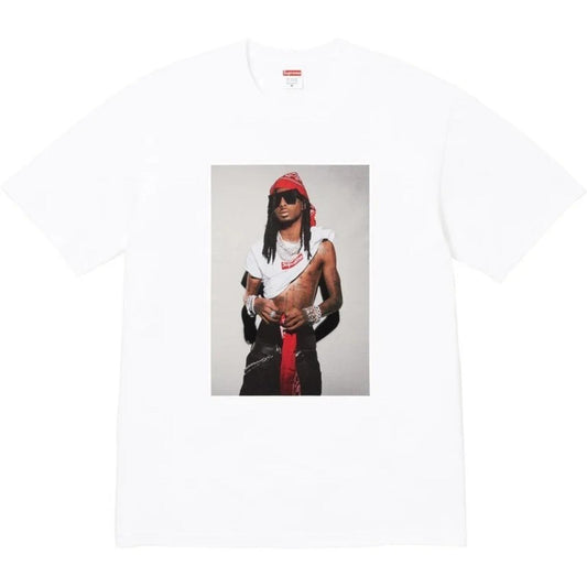 FW25 Supreme Playboy Carti Photo Tee Blanco Talla XXL