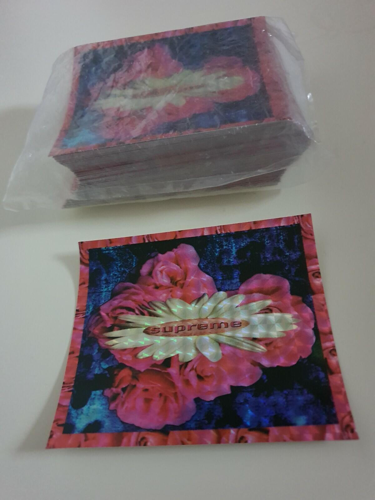 100 FW17 Supreme Bloom Stickers (1x brick)