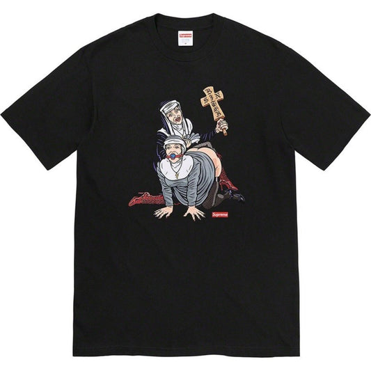 FW22 Supreme Nuns Black Tee Size S Black Original Artwork By Sean Cliver