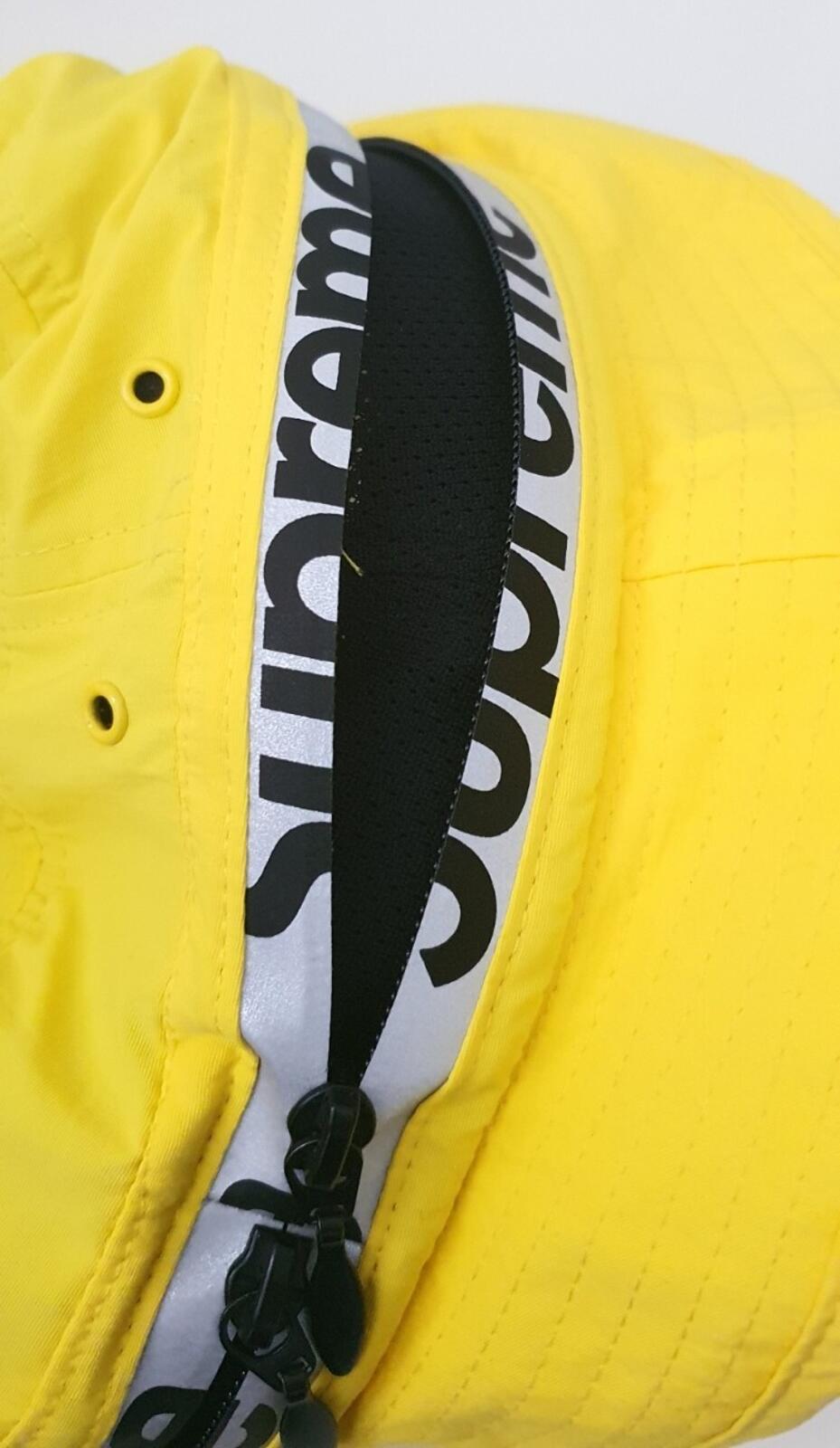 SS21 Supreme Reflective Zip Crusher Yellow Size S/M