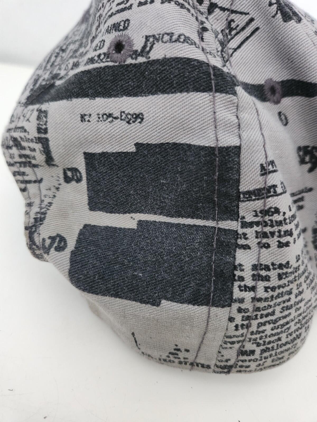 2004 Supreme FBI Malcolm X 5-Panel Sehr Seltene Hut Vintage Grail Graue Kappe