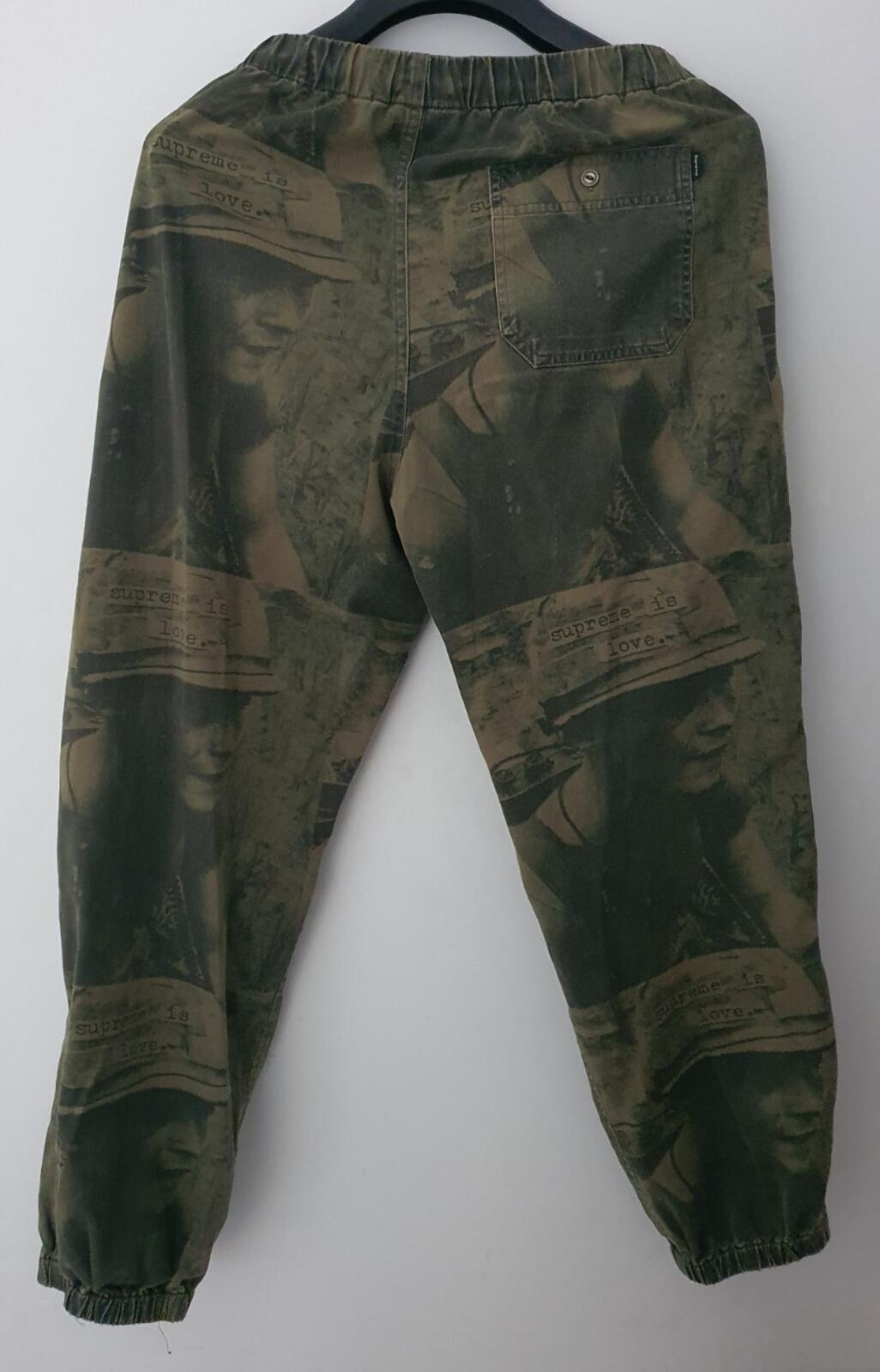 FW19 Supreme Is Love skate pant size S small olive pants