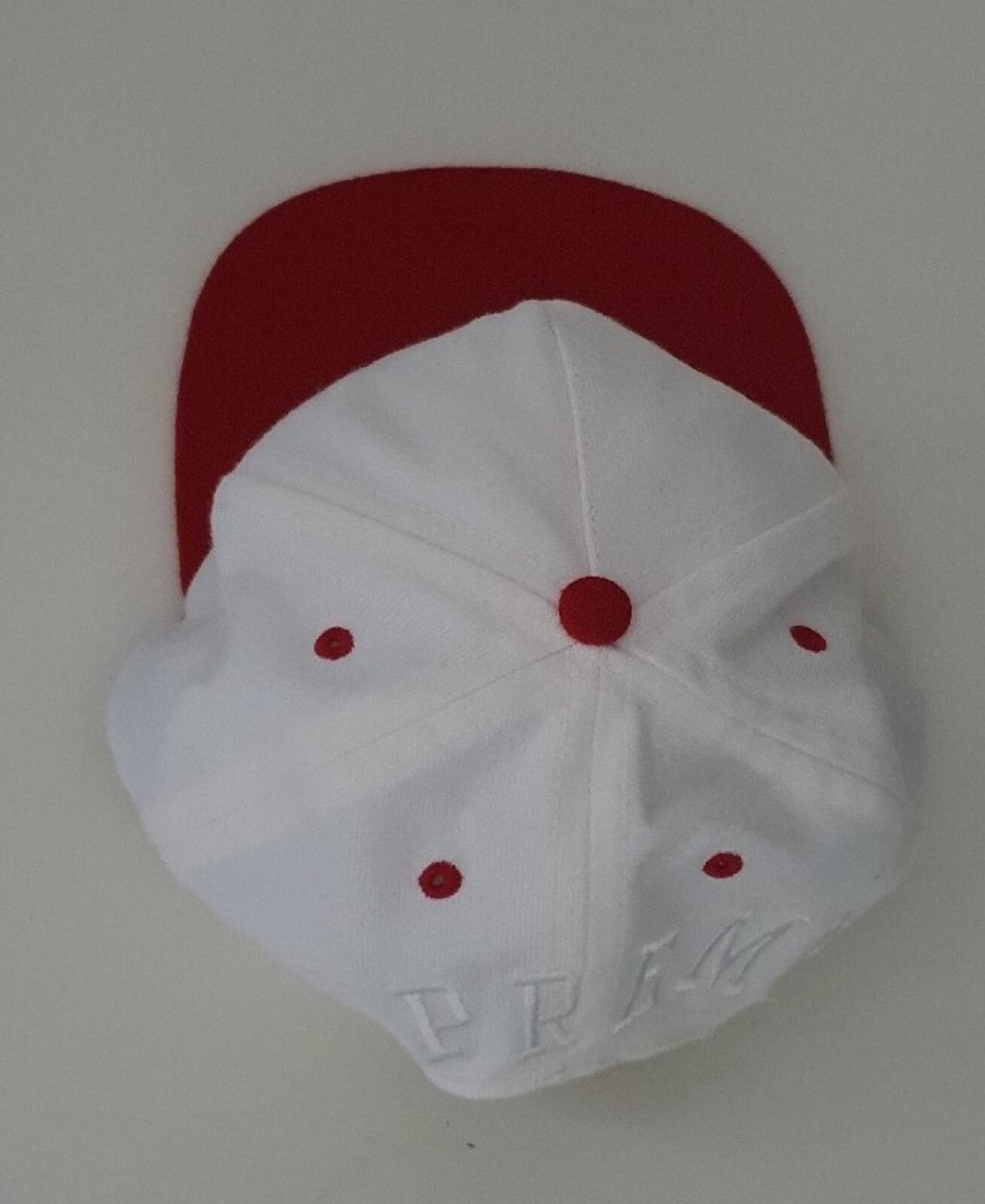 SS15 Supreme x Champion Back Arc Logo 5-panel White cap hat Rare