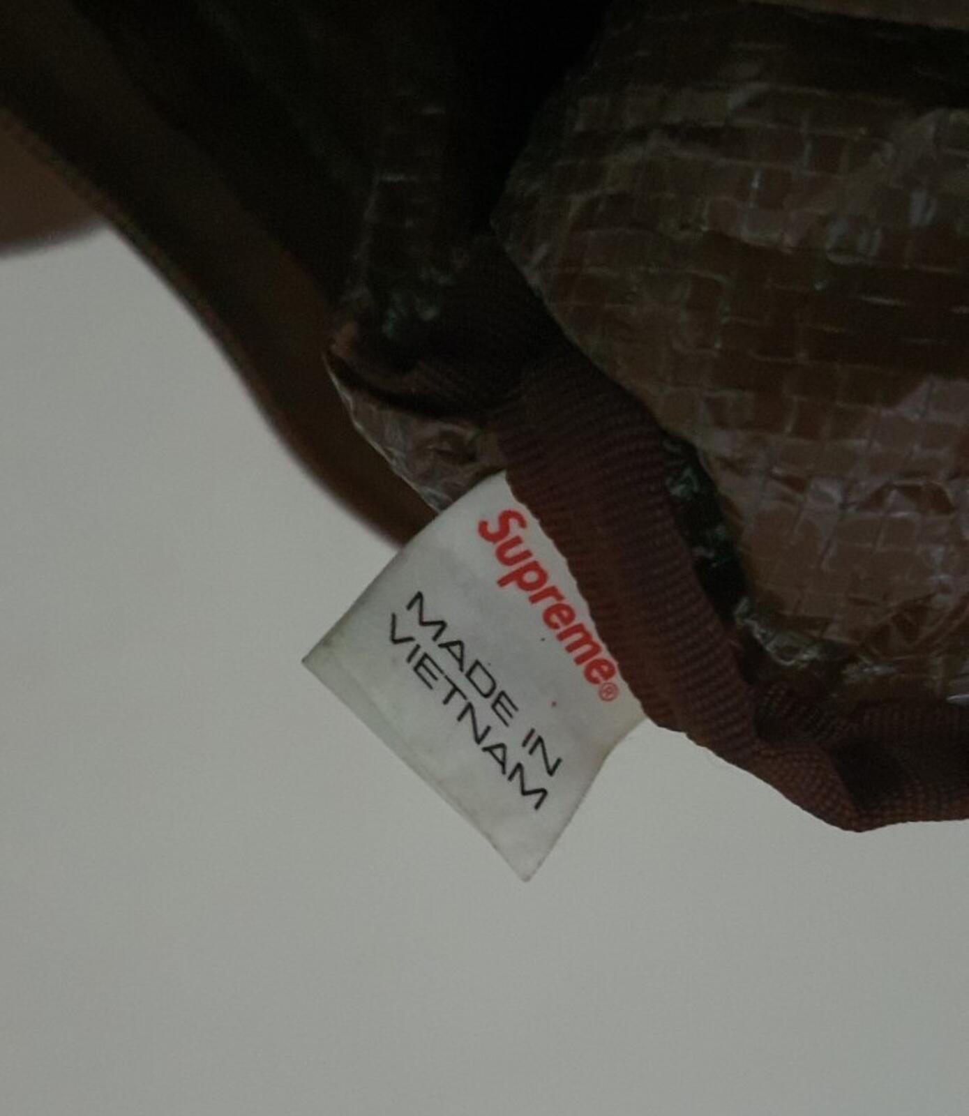 SS21 Supreme Bandana Tarp Side bag Water resistant shoulder bag 10L brown