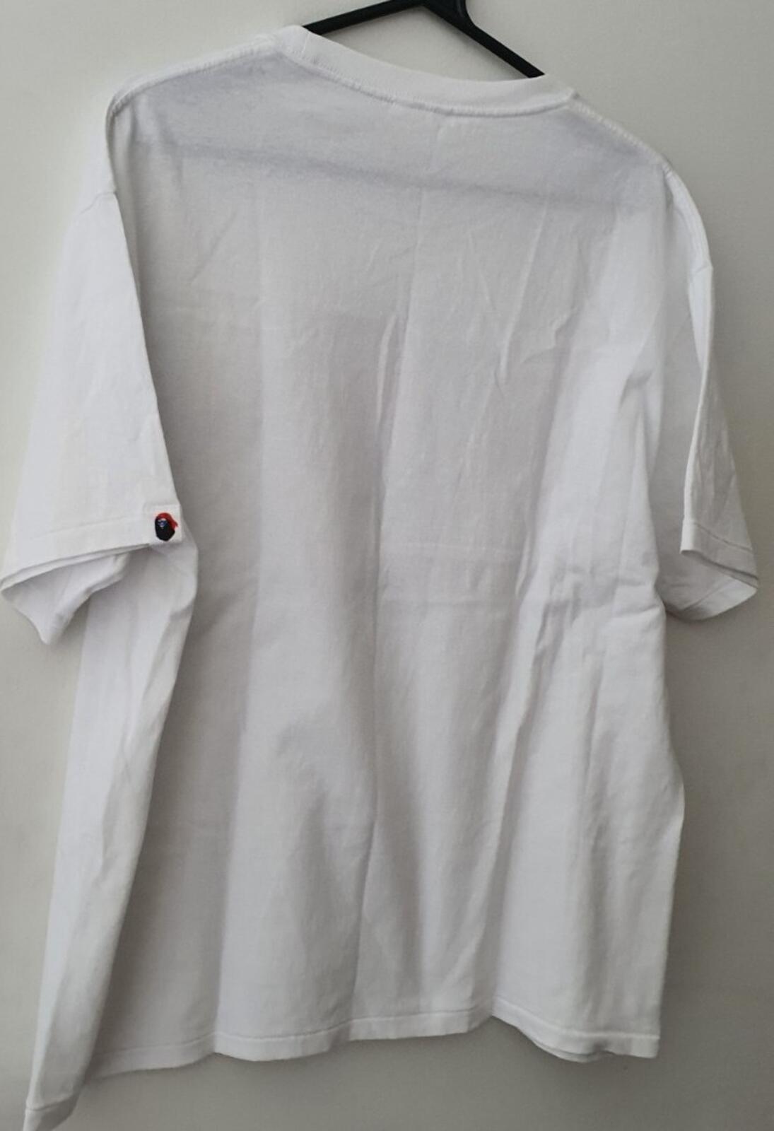 A Bathing Ape Bape Pirate store Tee Bape Head T-shirt size XL white Worn 1x