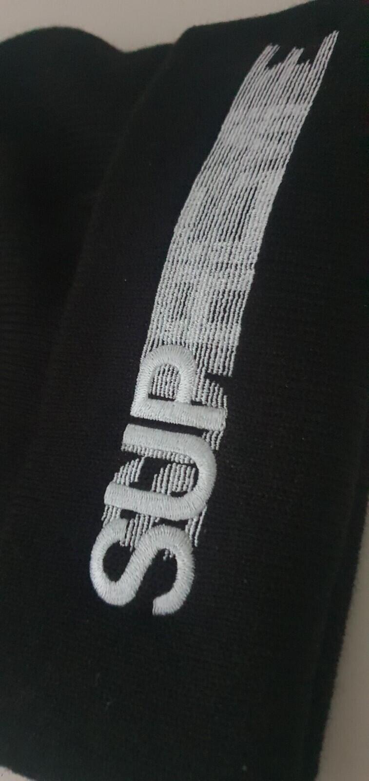 SS23 Supreme Motion Logo Beanie Black