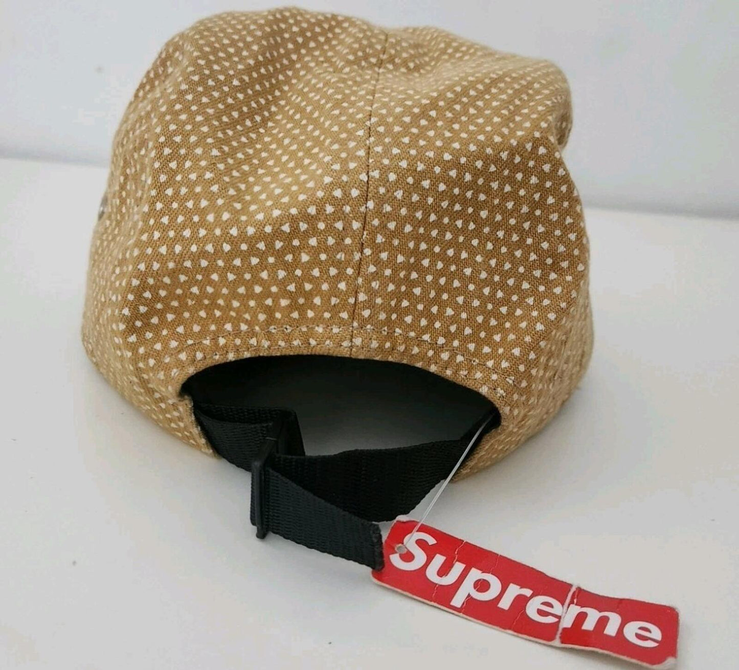 SS12 SUPREME Foulard Camp Cap Yellow Box Logo Hat New Vintage 2012 Triangles