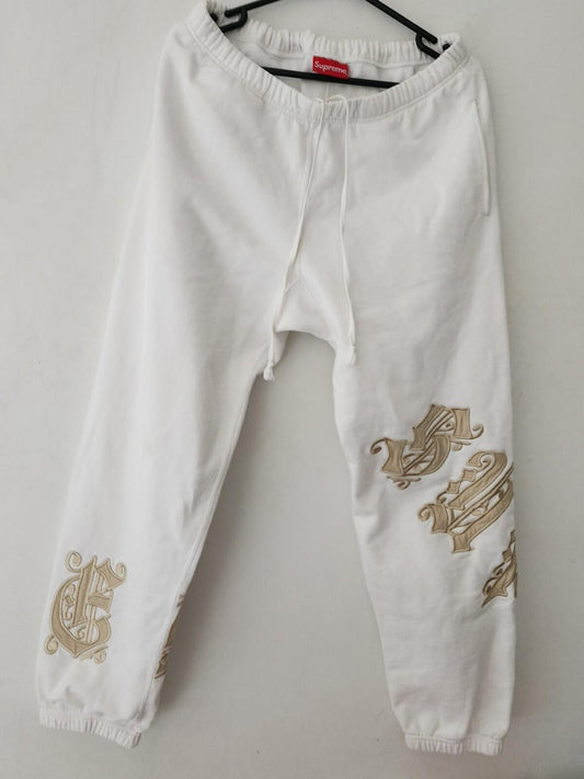 SS20 Supreme Old English Wrap Sweatpant Size M Medium pants