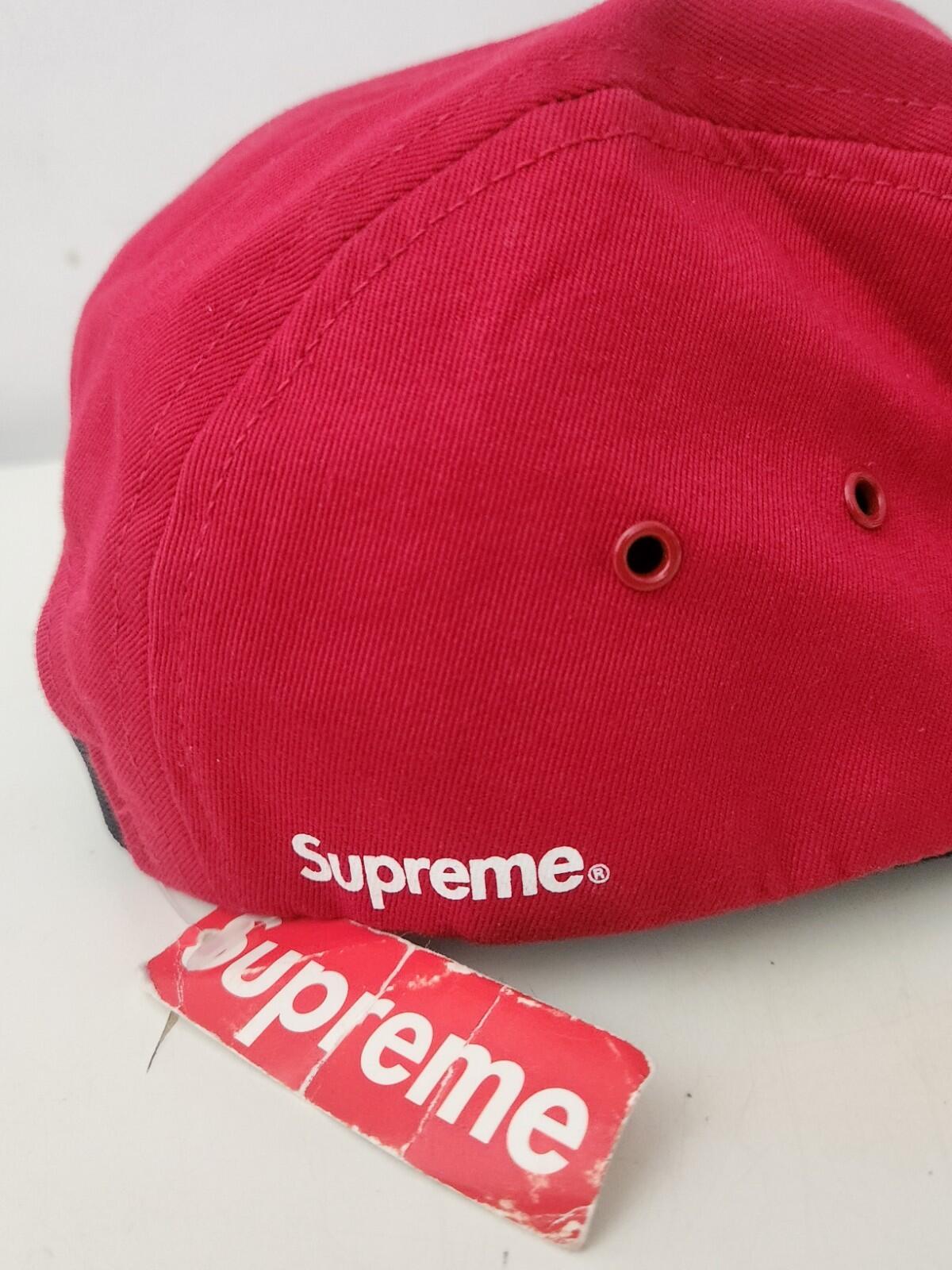 FW15 Supreme Big Game Camp Cap Red Hat Made In U.S.A Vintage 2015 New With Tag