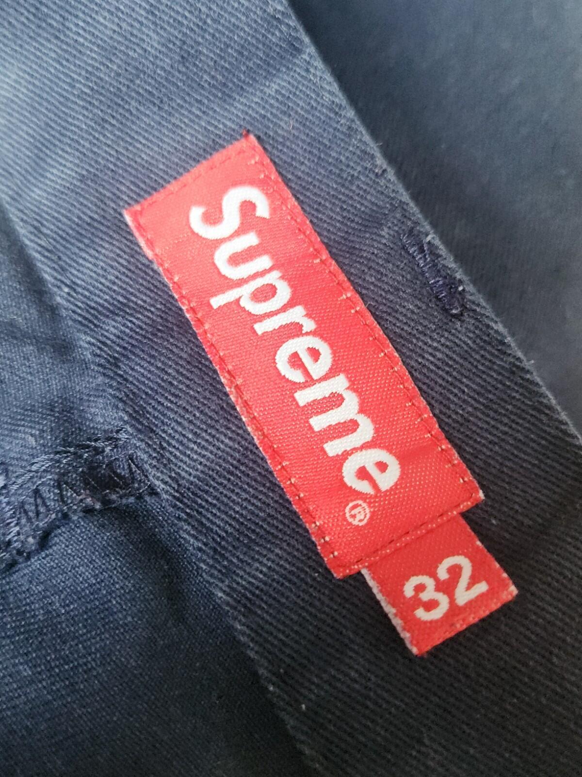 SS15 Supreme Work Pant Navy Trousers Size 32 W32 L32 Medium Pants