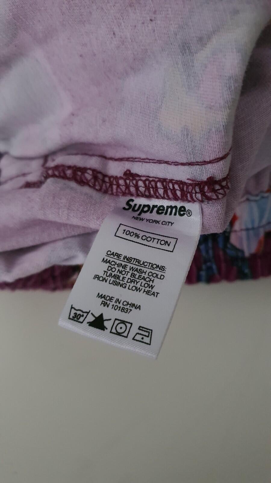 FW17 Supreme Gonz Heads burgundy Short size S small shorts Mark Gonzales Rare