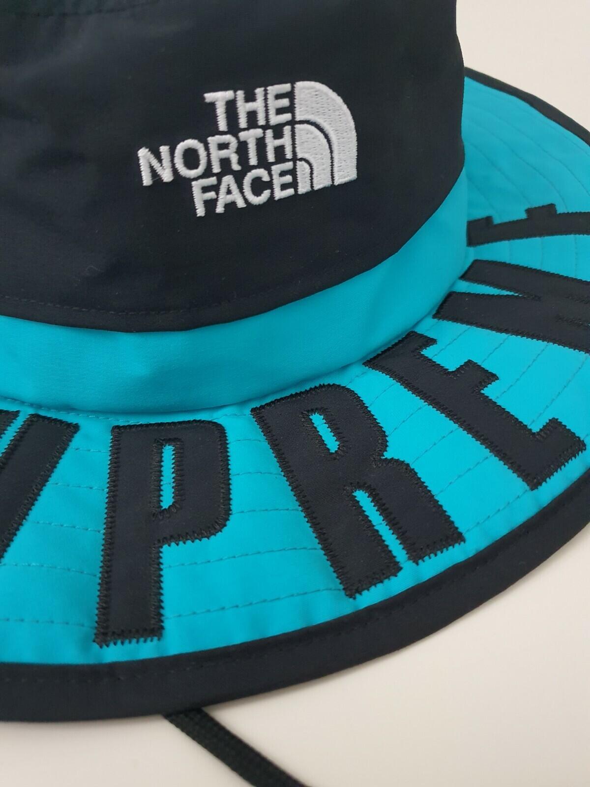 SS19 Supreme x THE NORTH FACE Arc Logo Horizon breeze hat teal TNF S/M GORE-TEX
