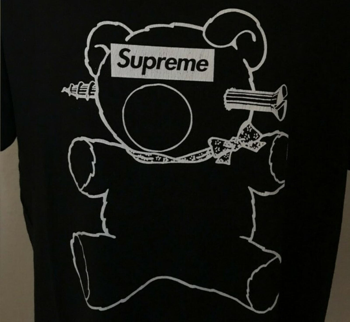 SS15 Supreme x Undercover Teddy Bear Tee Black Size XL