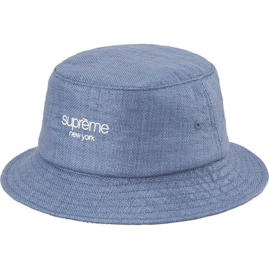 Gorro SS22 Supreme Raffia Crusher azul marino talla M / L
