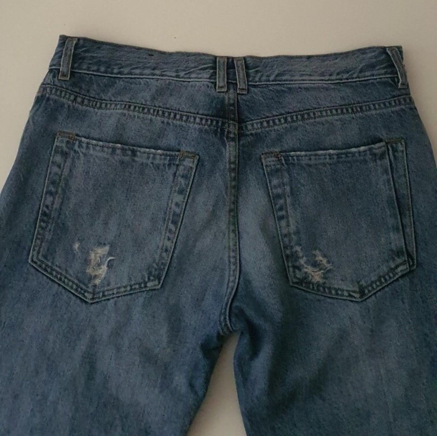 DIESEL Black Gold Graffity Print Jeans Denim Blue Size 30 W30 L30