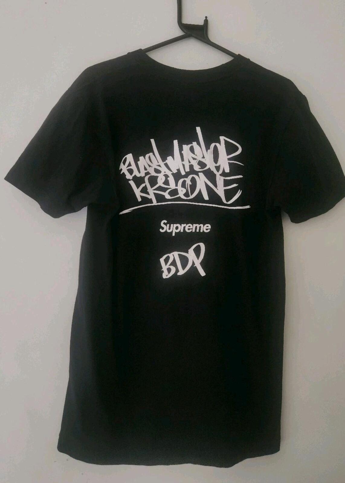 FW14 Supreme x KRS-One All Means Tee Black Size M