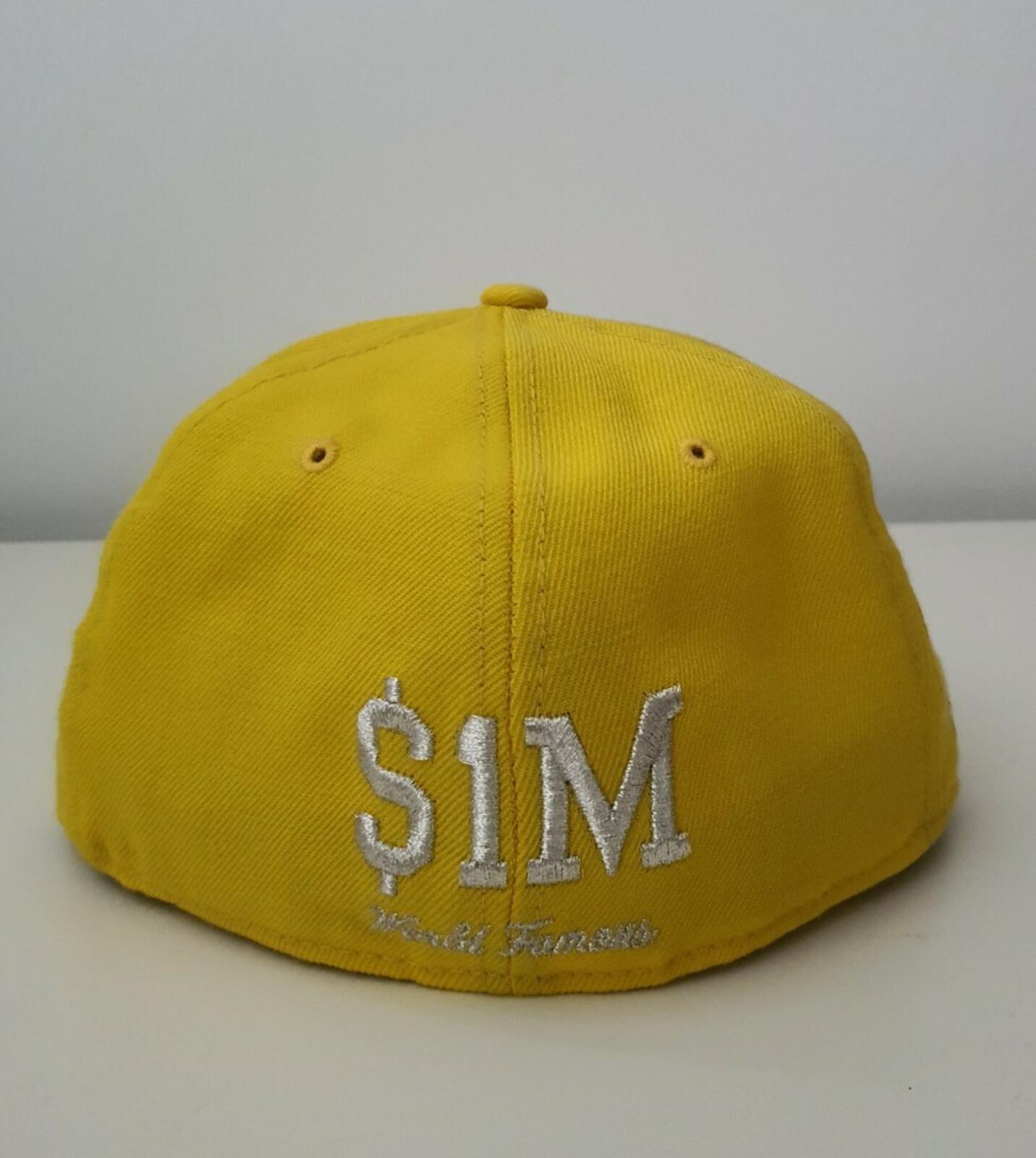 SS20 Supreme $1M box logo New Era size 7 1/8 yellow cap