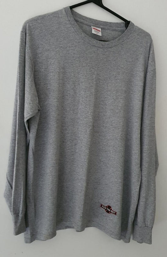 FW17 Supreme x Independent L/S tee Heather grey Long sleeve medium M T-shirt