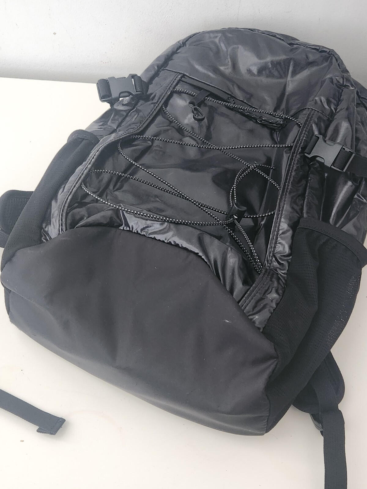 FW17 Supreme black backpack Cordura Fabric box logo Reflective text 20L Bag