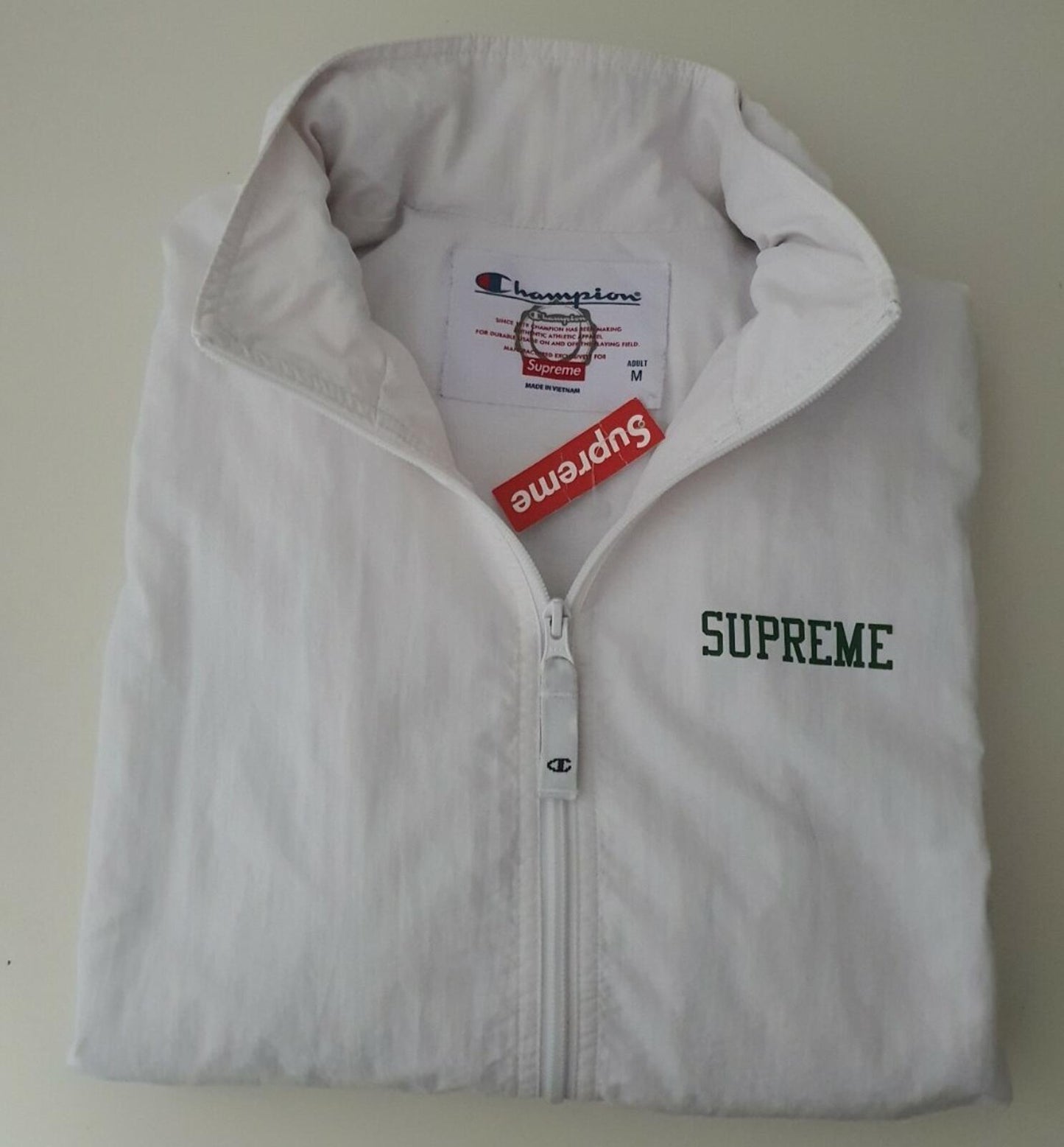 SS18 Supreme x Champion Track jacket White Size M