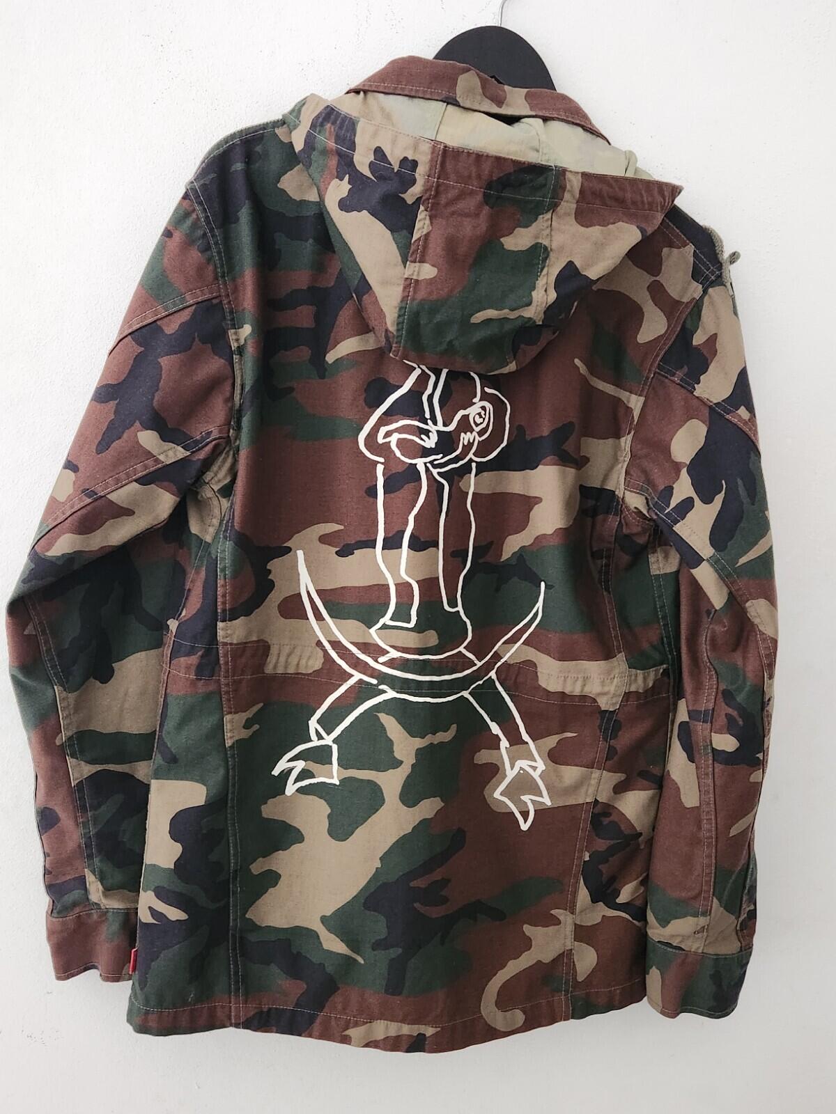FW12 Supreme x Mark Gonzales M-51 jacket Removable Quilted Woodland Camo Medium