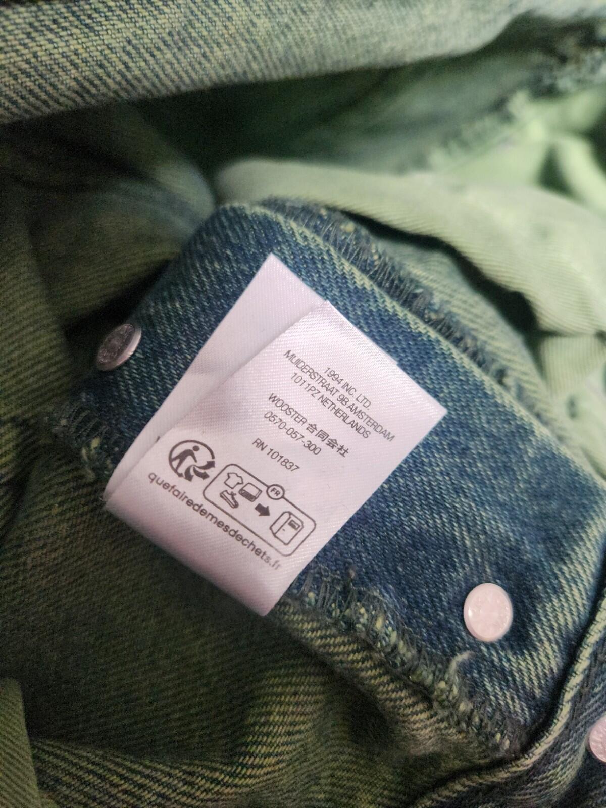SS23 Supreme Regular Jean Size 32 W32 L32 Overdyed Green Denim Jeans Trousers