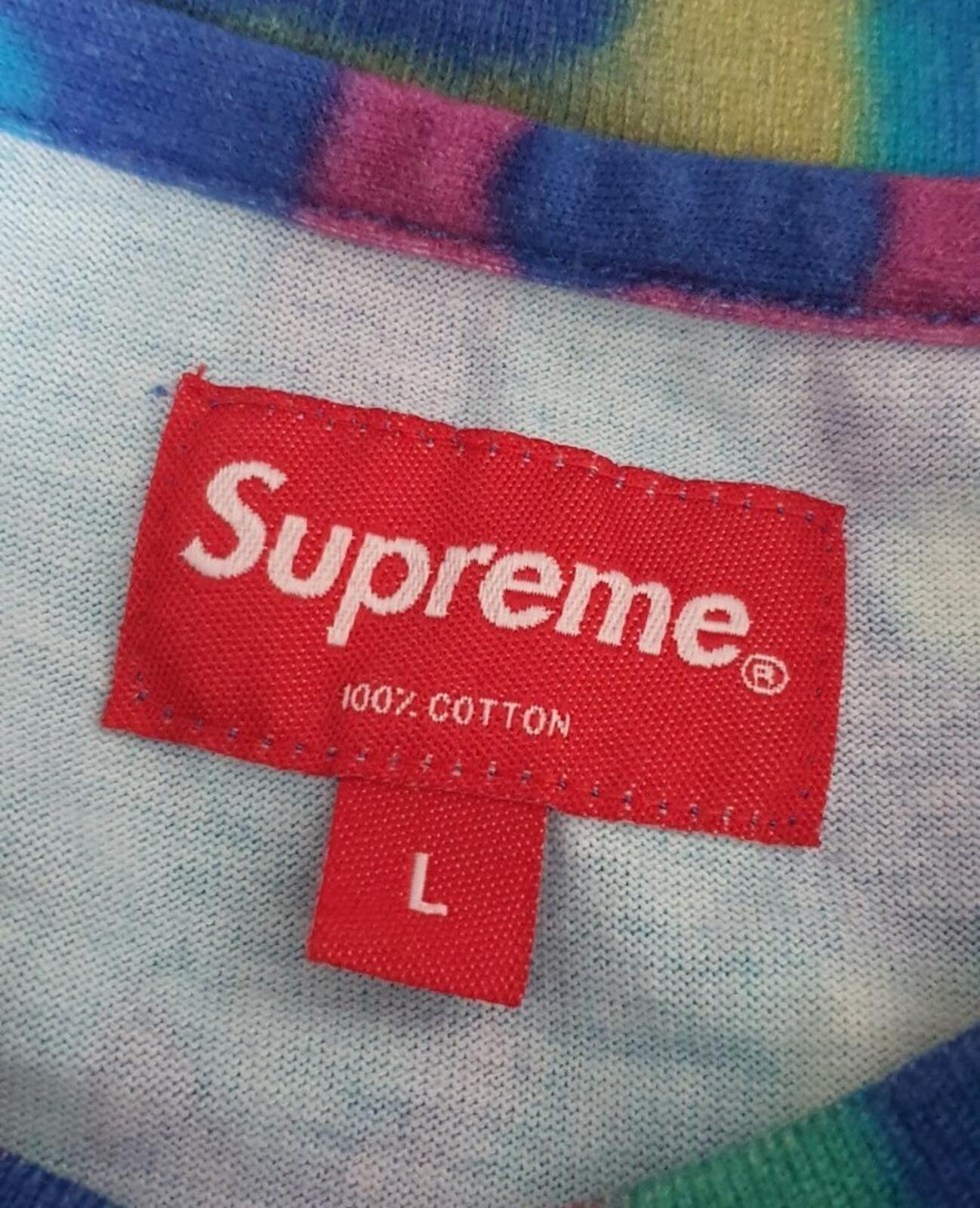 SS18 Supreme Letters L/S top Tee size L large T-shirt royal blue