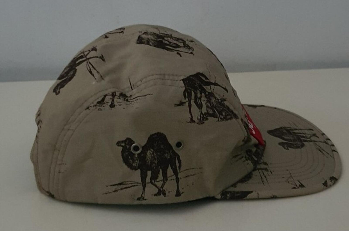 SS12 Supreme Camels Camp Cap Hut Vintage Tan Sand Sehr Selten 2012
