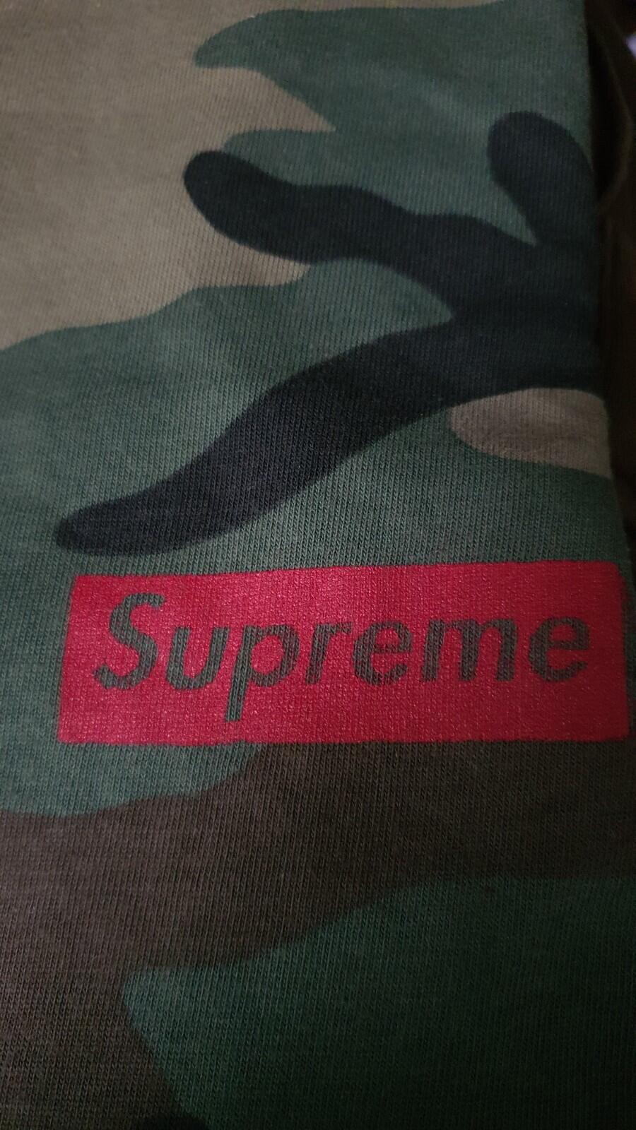 SS21 Supreme Spiral Tee Woodland Camo Size S Weirdo Dave