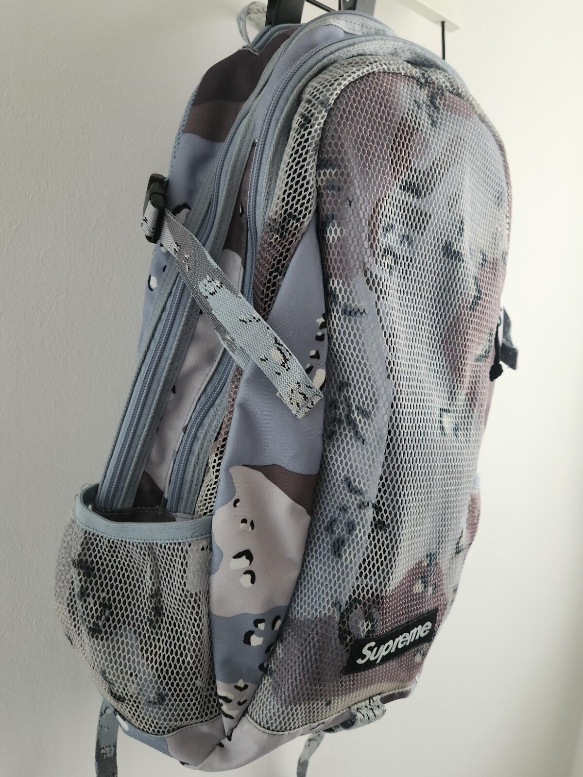 SS20 Supreme backpack Cordura Bag Mesh Blue Chocolate Chip Camo Rucksack