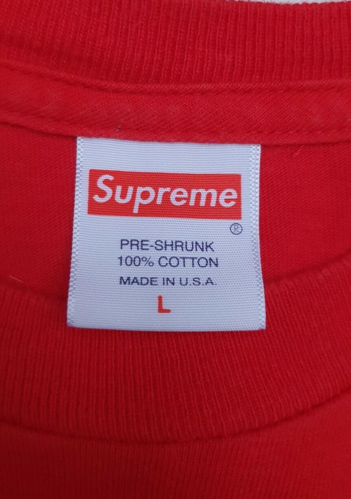 FW17 Supreme x Scarface Split Tee Red Size L