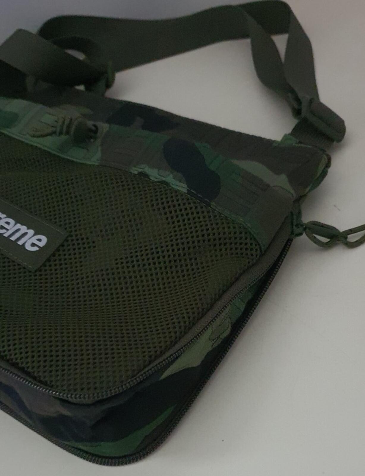FW21 Supreme Side Bag Woodland Camo
